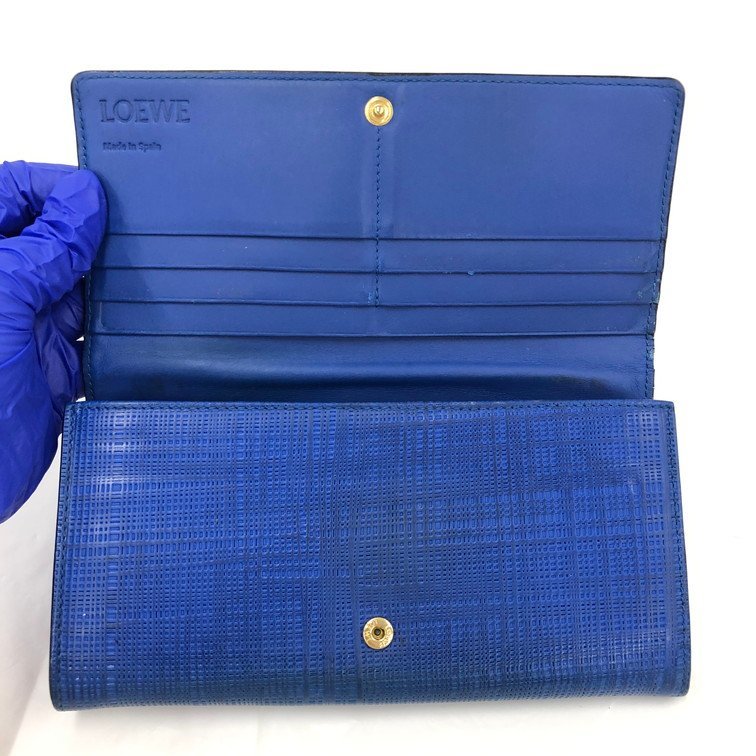 LOEWE ロエベ 長財布 青系【BLACA011】 ロエベ 長財布 LOEWE（財布