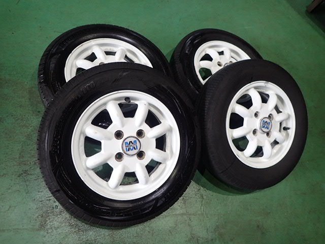 数量限定，新品 ミニライト 13インチアルミホイール４本セット 13&times;4Ｊ +45 145/80Ｒ13 夏タイヤ グッドイヤー 2022年製 23120607(ラジアルタイヤ)｜売買されたオークション情報、yahooの商品情報をアーカイブ公 4穴