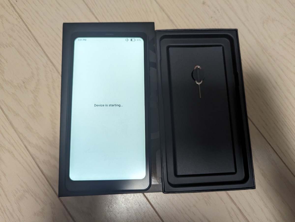 美品　BOOX Palma 6インチ スマートフォンサイズタブレット　電子ペーパー　動作確認済み