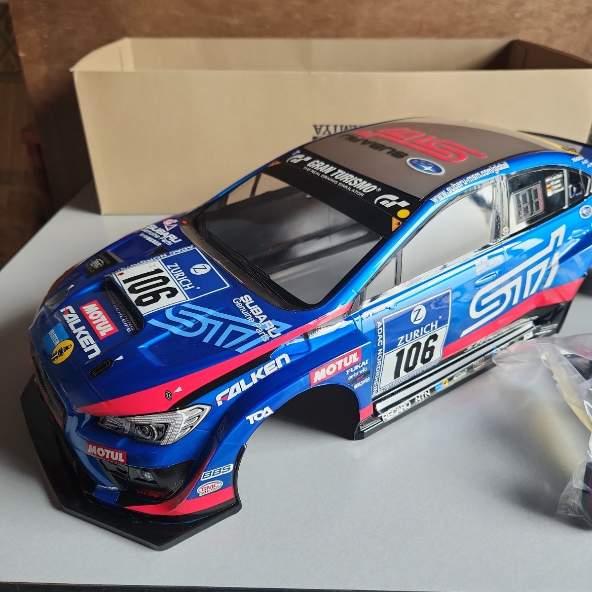 タミヤ WRX STI 2026⁄7⁄4土、タミヤ STI完成しました 完成品