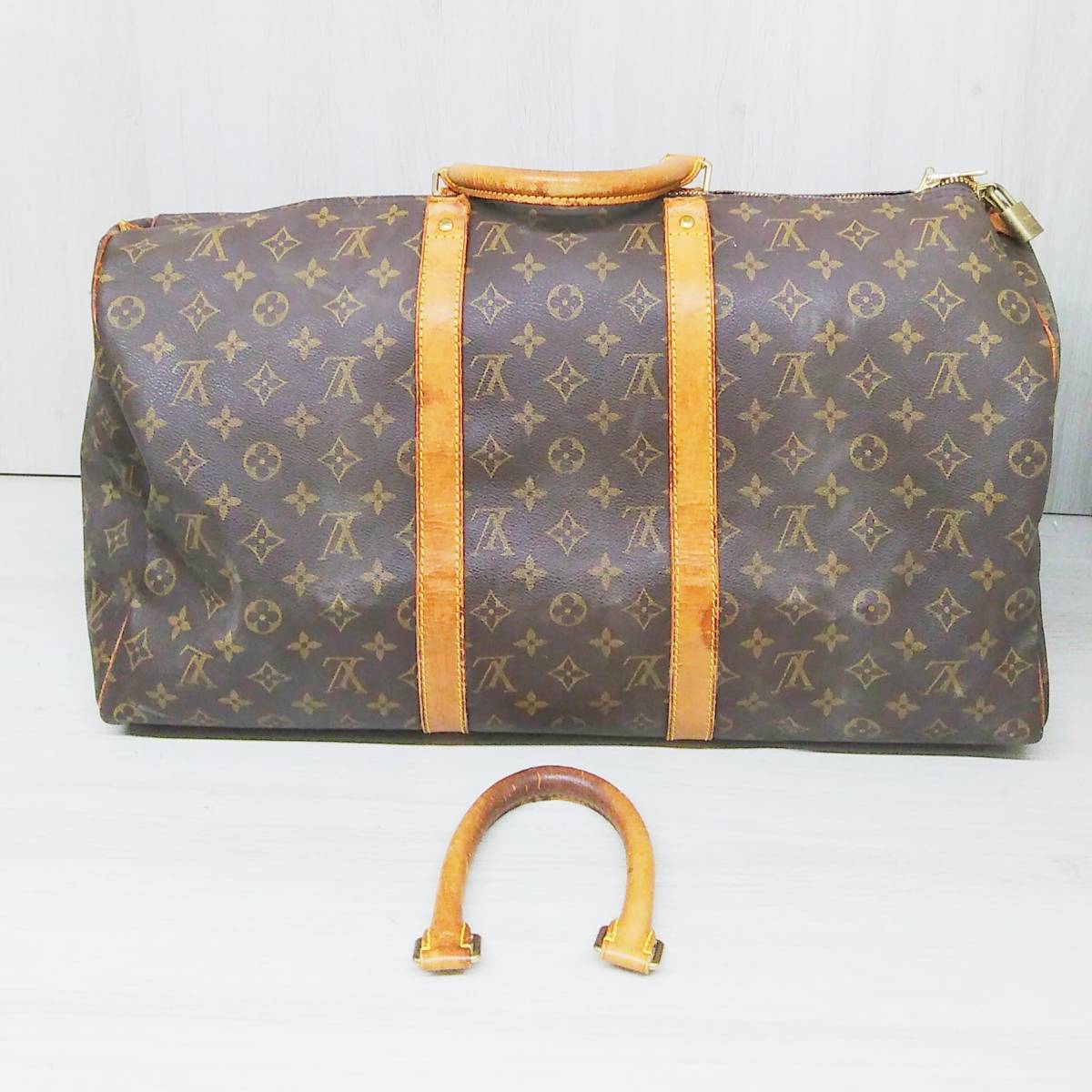 [ジャンク] LOUIS VUITTON ルイヴィトン モノグラム M41426 キーポル50 ボストンバッグ