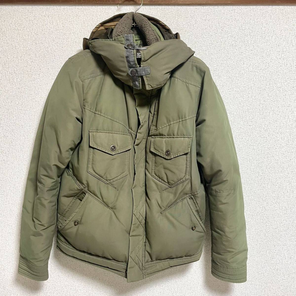 バーバリー ロンドン ダッフルコート メンズ カシミヤ混 サイズ7 