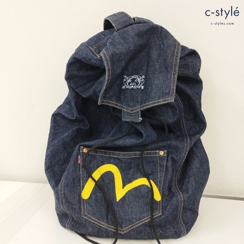 エヴィス メルカリ EVISU デニム EVISUデニムリュック by リュック 