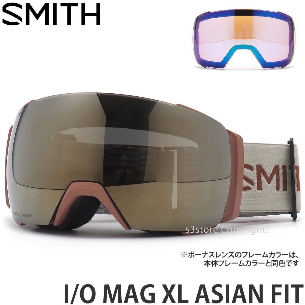 1円～ 23-24 SMITH I/O MAG XL ASIAN FIT GOGGLE TERRA SLASH CP SUN BLACK GOLD MIRROR スミス アジアンフィット ゴーグル [同梱不可]