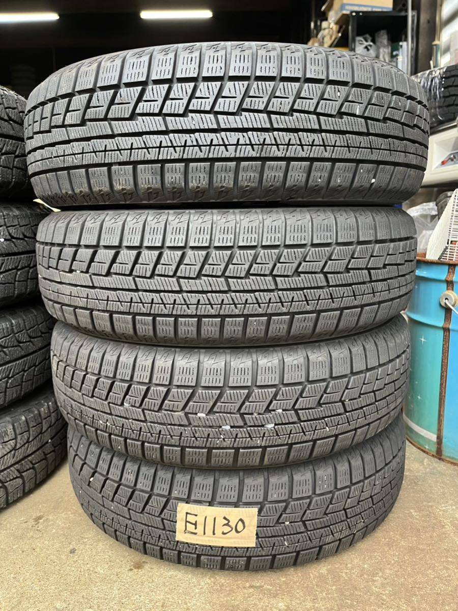 送料無料　E1130 YOKOHAMA 155/65R14 75Q iG60 スタッドレス タイヤ 4本セット　2020年製