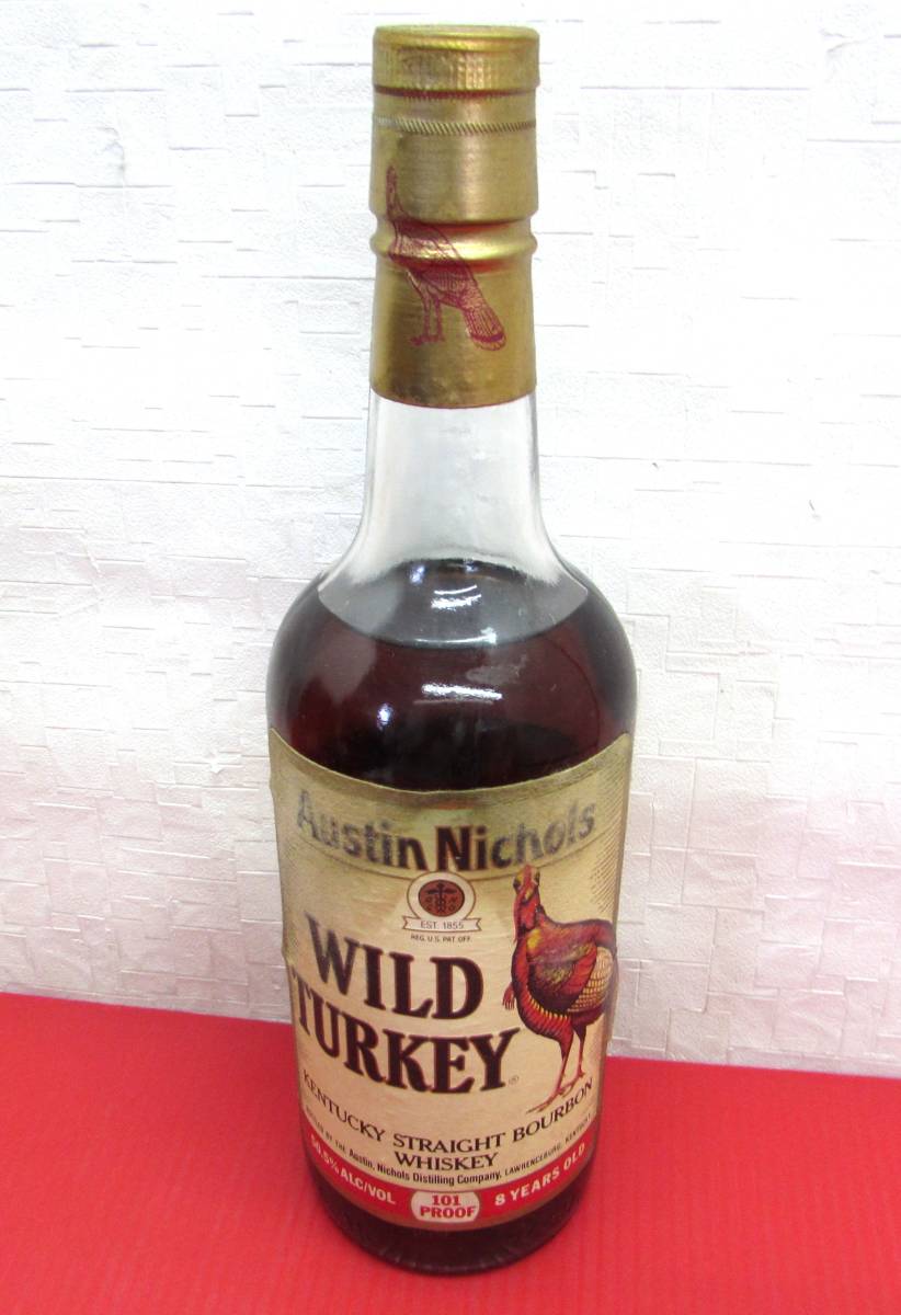 未開栓 WILD TURKEY 101 PROOF 8 YEARS OLD ワイルドターキー 8年 旧