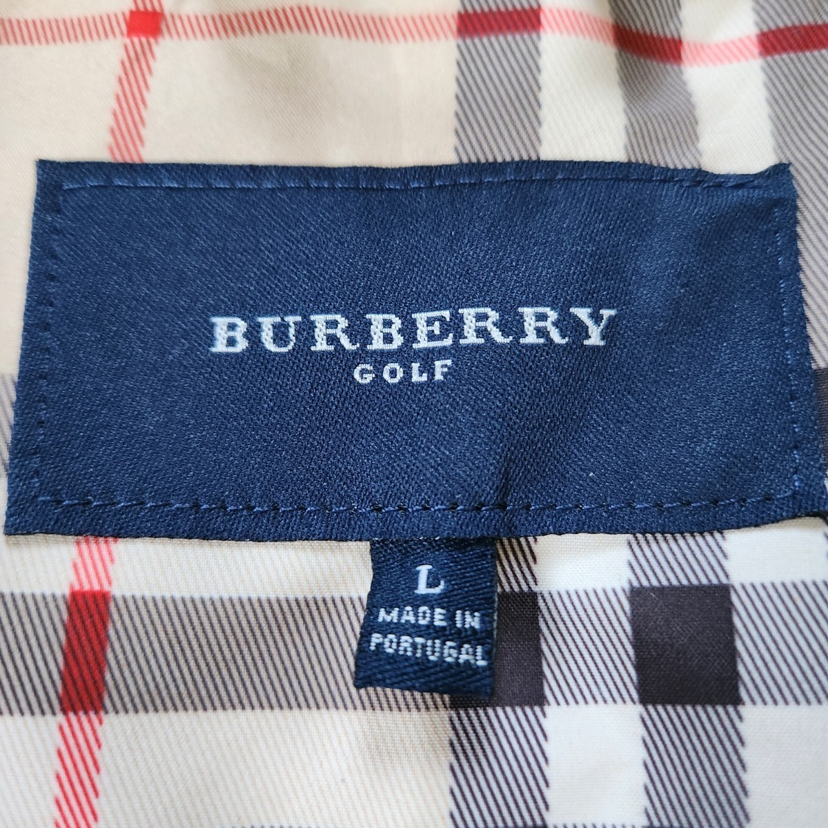 極美品BURBURRY GOLF スウィングトップ ノバチェック 総柄 XL