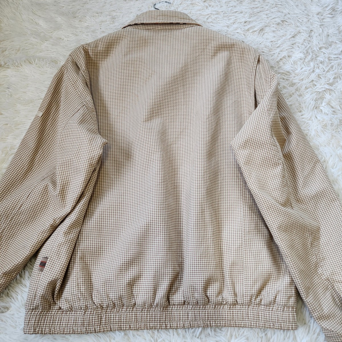 【極美品】BURBURRY GOLF スウィングトップ　ノバチェック　総柄　XL 極美品BURBURRY GOLF スウィングトップ ノバチェック 総柄 XL