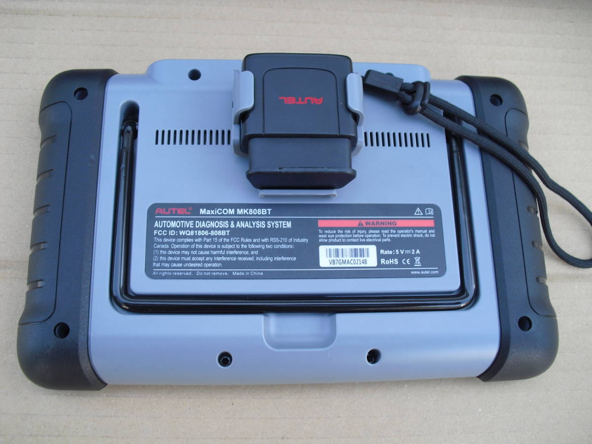 オーテル Autel MaxiCOM MK808BT OBD2故障診断機 車診断スキャンツール 