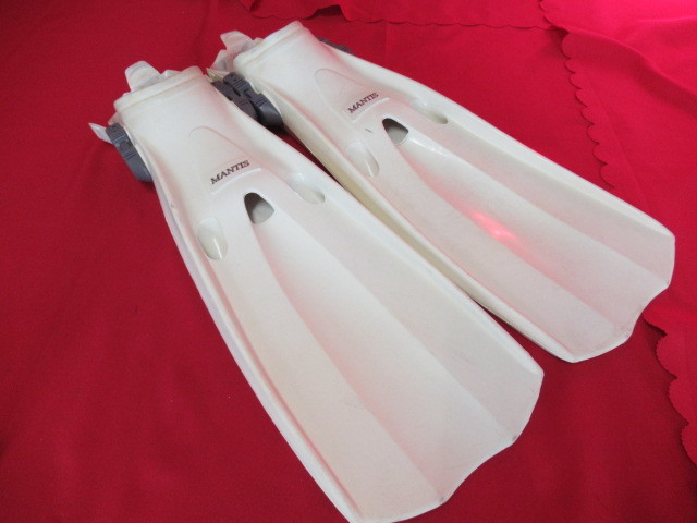 GULL ガル マンティス ドライフィン MANTIS Dry Fin ホワイト L 管理5R1208D-D5