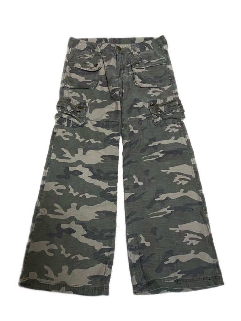 00s Japanese Label flare cargo pants LGB g.o.a ifsixwasnine kmrii