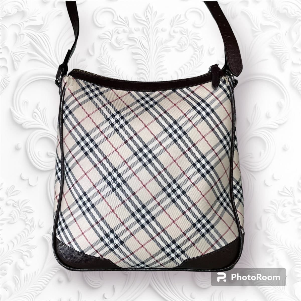 100 円 スタート BURBERRY バーバリーロンドン ショルダーバッグ ノバ 