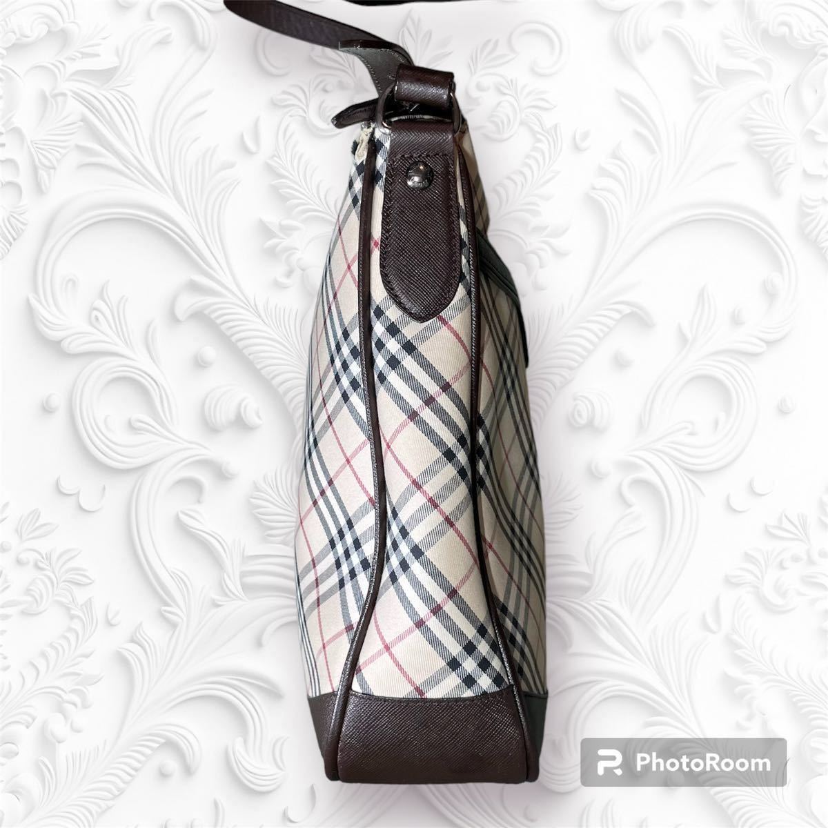 100 円 スタート BURBERRY バーバリーロンドン ショルダーバッグ ノバ 