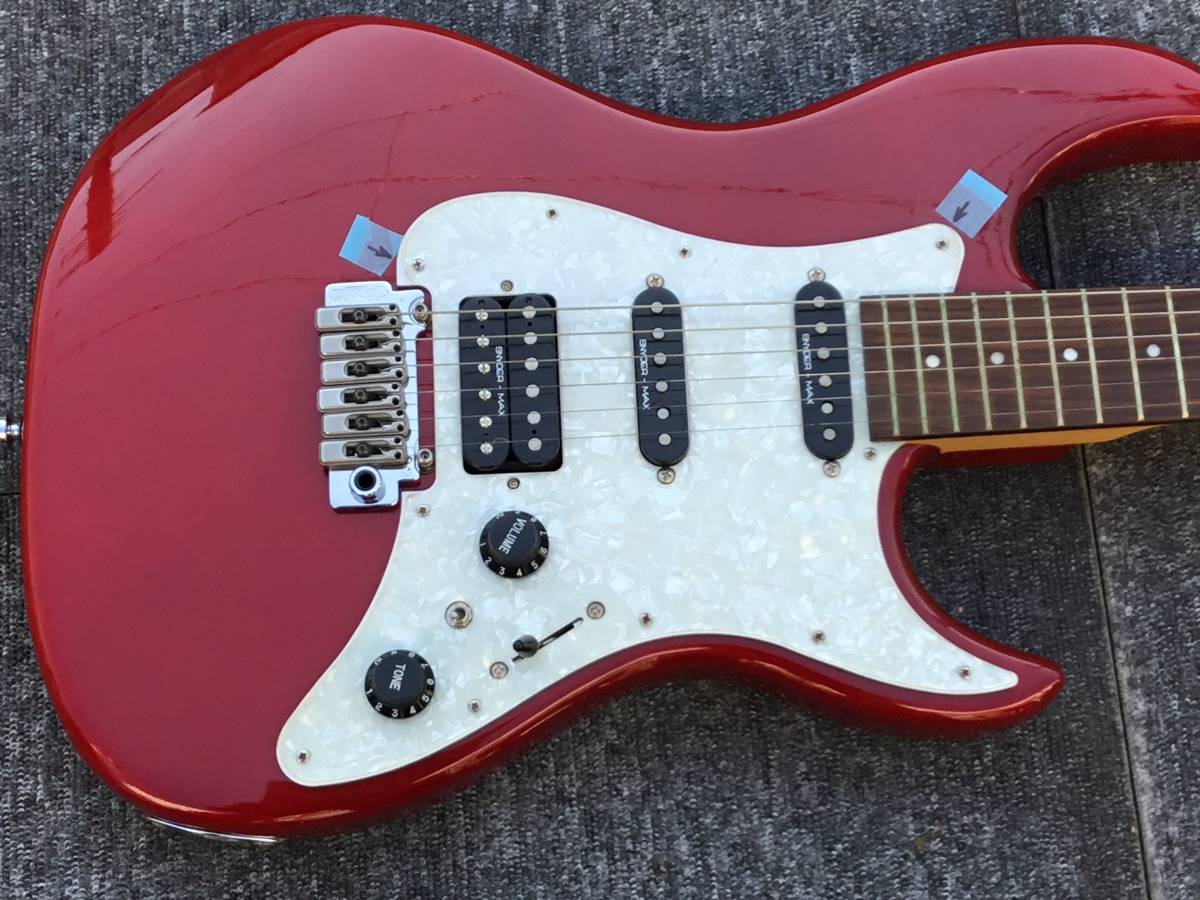 Elioth s305 ストラトキャスタータイプ レッド 赤 エレキギター