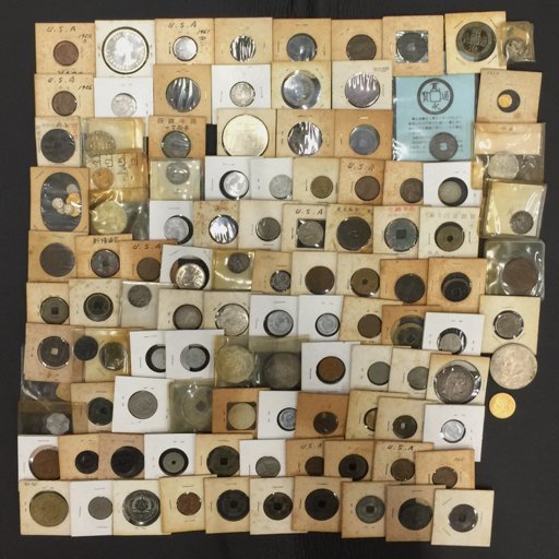 古銭/穴銭　雑銭8.5kg 常平通宝 賑下数字 8種組 小平銭 李氏朝鮮 穴銭 古銭 貨幣 - メルカリ