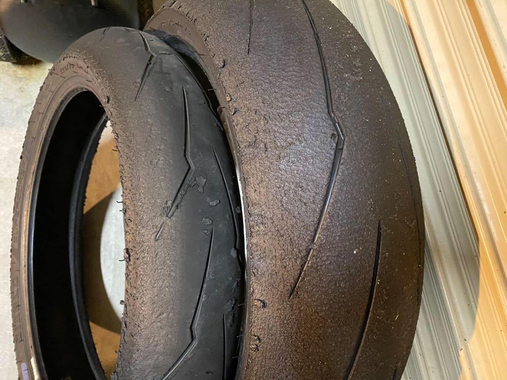 スーパーコルサV3 SC 120/70ZR17 180/55ZR17 自動車、オートバイ