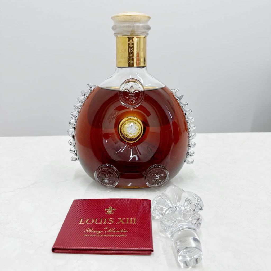 ルイ13世 レミーマルタン バカラ クリスタルボトル 空き瓶 REMY 空瓶