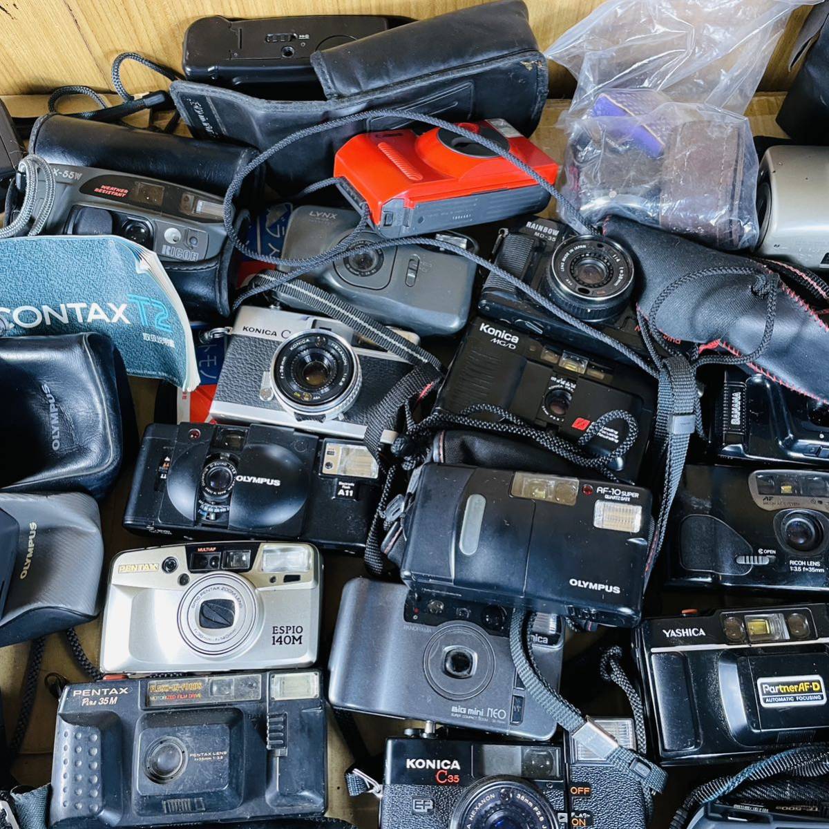 1円〜コンパクトフィルムカメラ 等 まとめ セット Canon キャノン