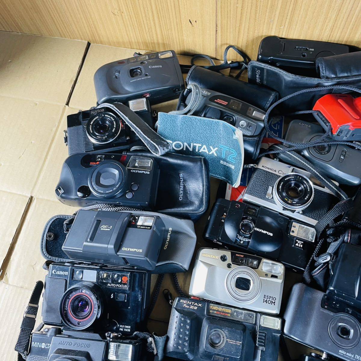 1円〜コンパクトフィルムカメラ 等 まとめ セット Canon キャノン 