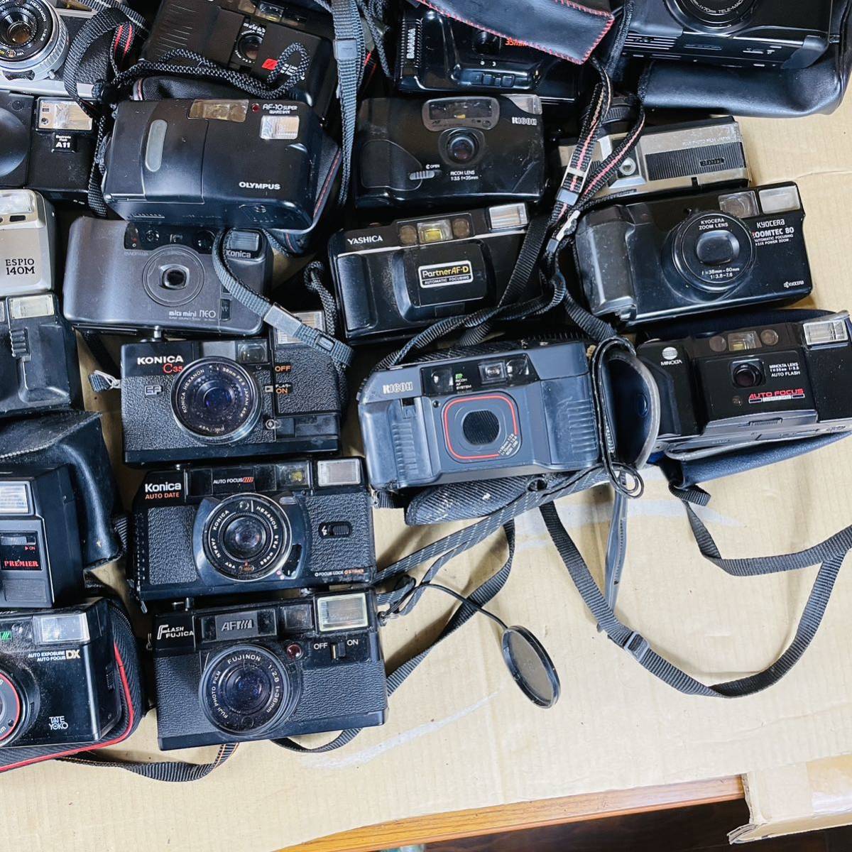 1円〜コンパクトフィルムカメラ 等 まとめ セット Canon キャノン 