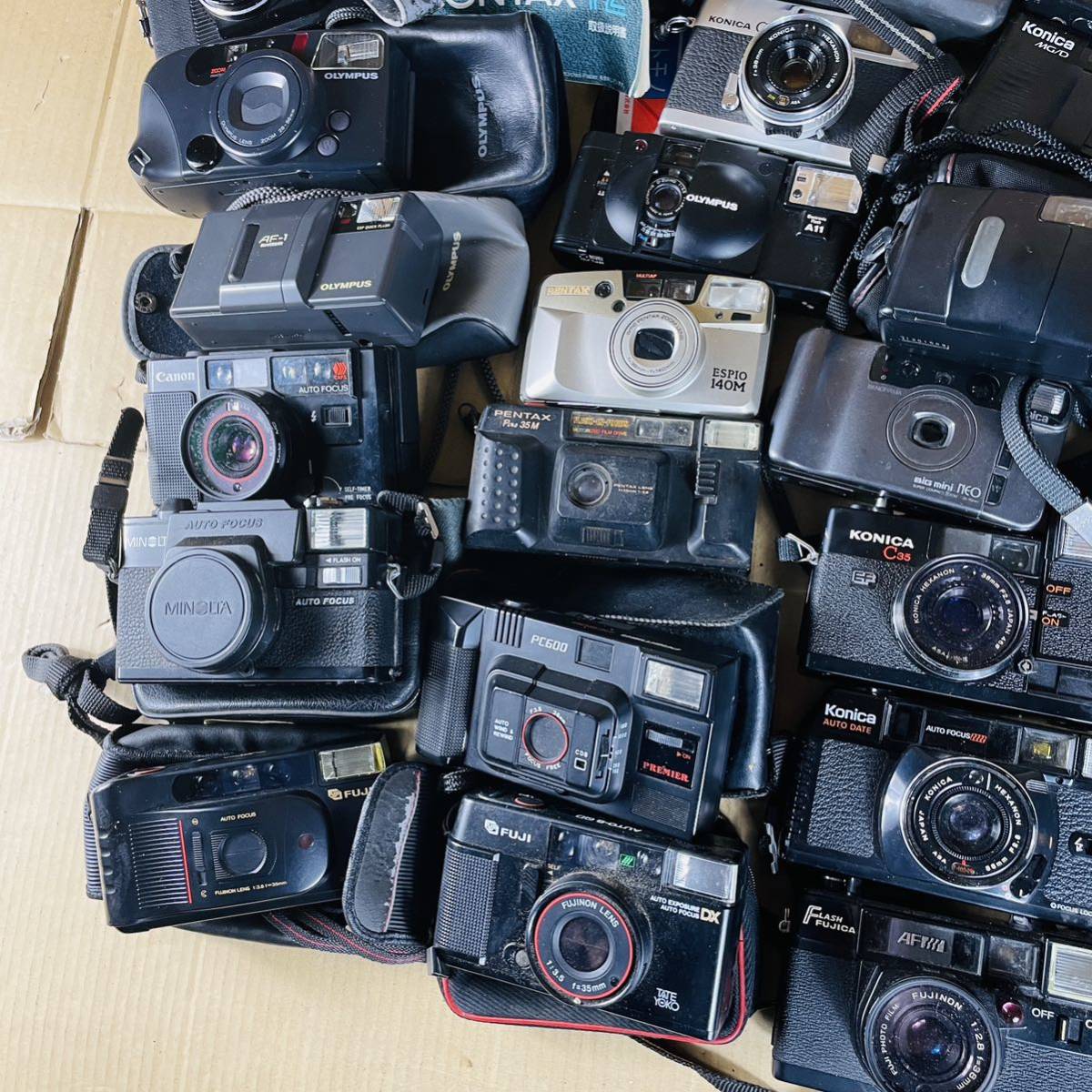 1円〜コンパクトフィルムカメラ 等 まとめ セット Canon キャノン 