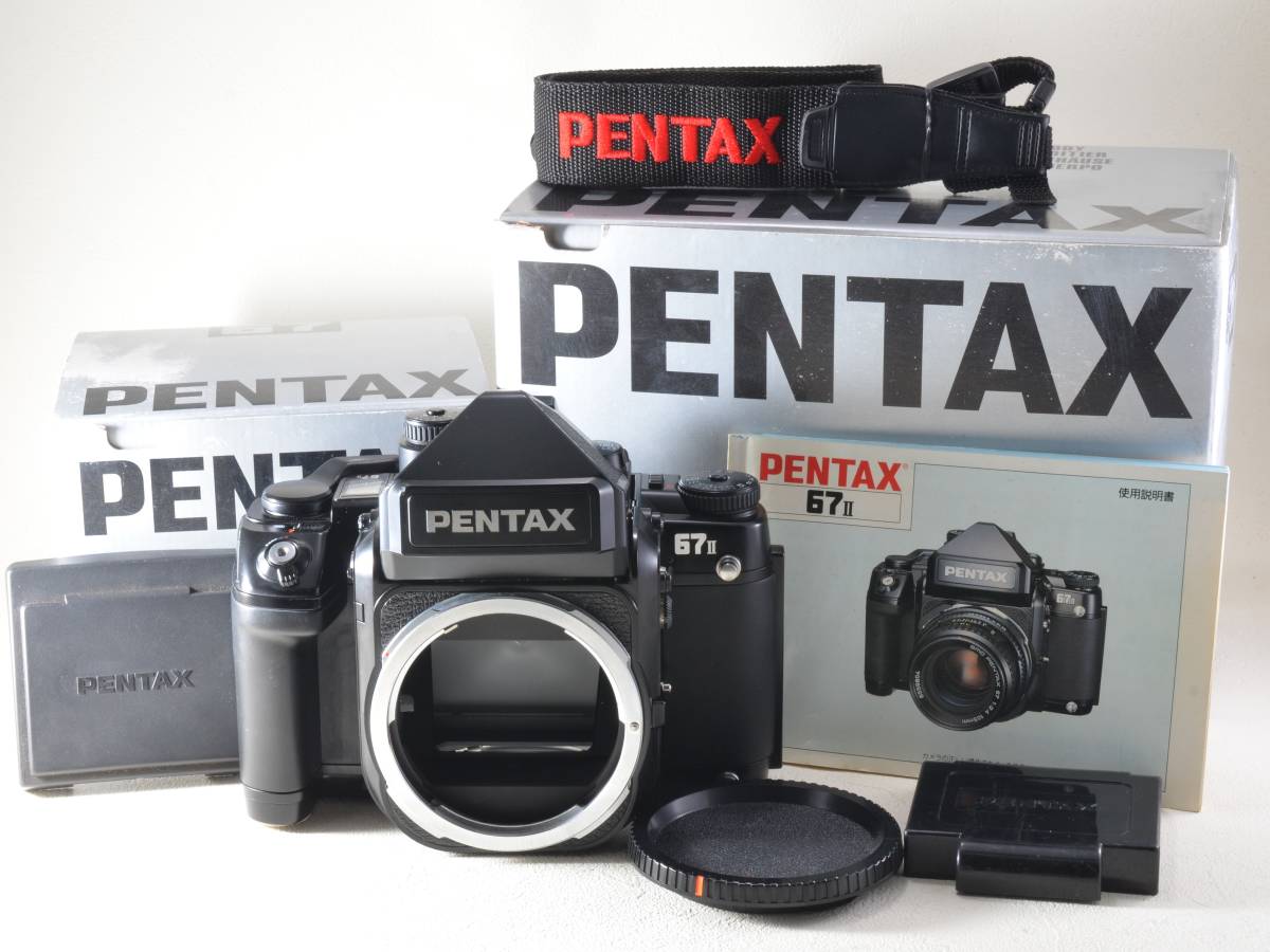 ジャンク] PENTAX (ペンタックス) 67 II AEファインダー ボディ 元箱付