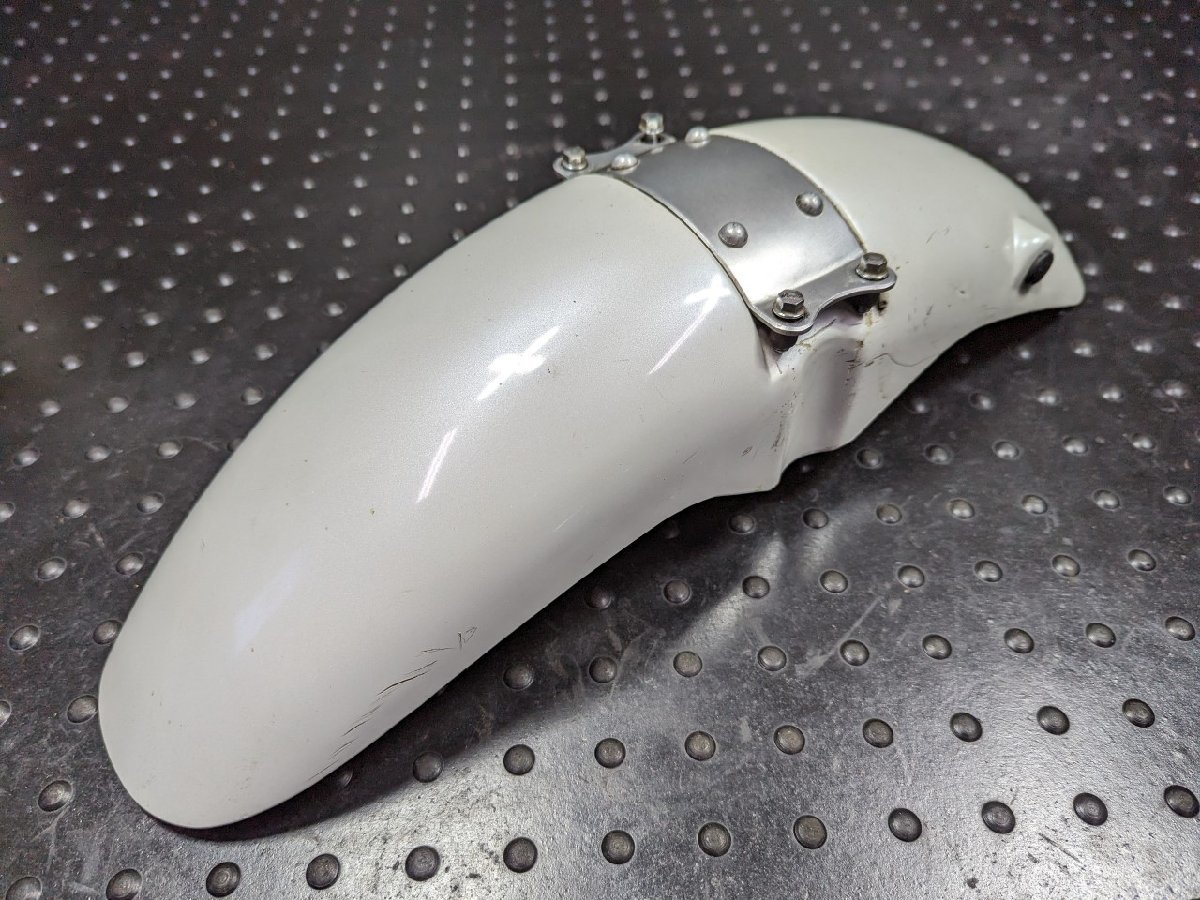 ■ヤマハ R1-Z 純正 フロントフェンダー パール 2型 規制前45PS 実働車外し 検索 RZ250 RZ350 RZ250R RZ350R TZR250 [R051212]