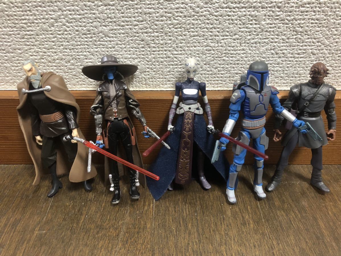クローンウォーズ フィギュア 5体セット スターウォーズ ハズブロ 3.75インチ 