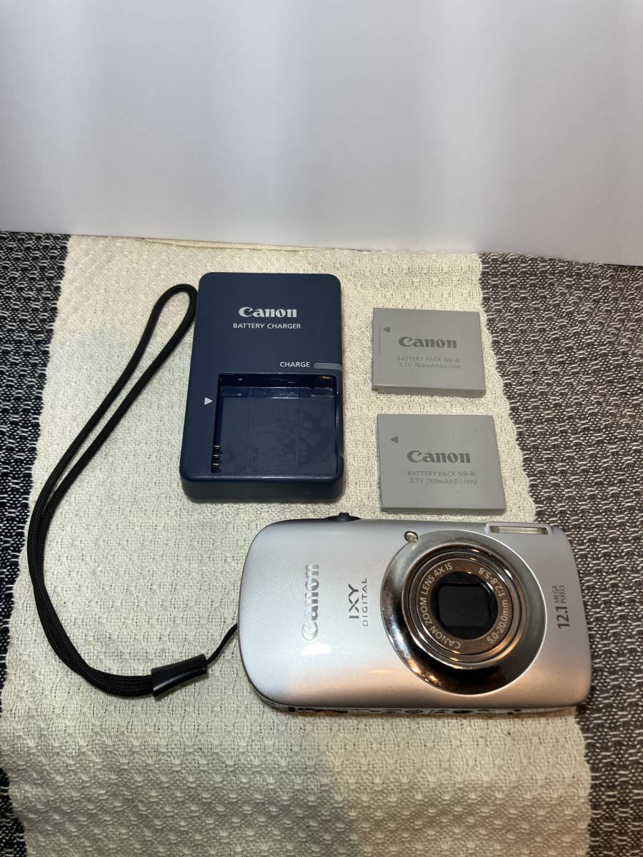 【定番人気，安い】 CANONキヤノンデジタルカメラIXYDIGITAL｜PC1356｜本体 バッテリー２個 充電器 ストラップ｜ ｜液晶パネル不具合あり(キヤノン)｜売買されたオークション情報、yahooの商品情報をアーカイブ公開 - キヤノン