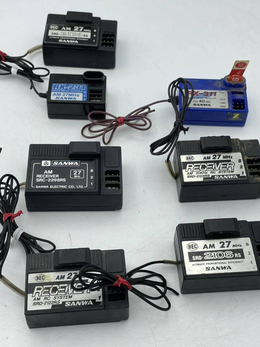 サンワ SANWA RX-492i 新品未開封 ラジコン受信機 三和 計7個 動作