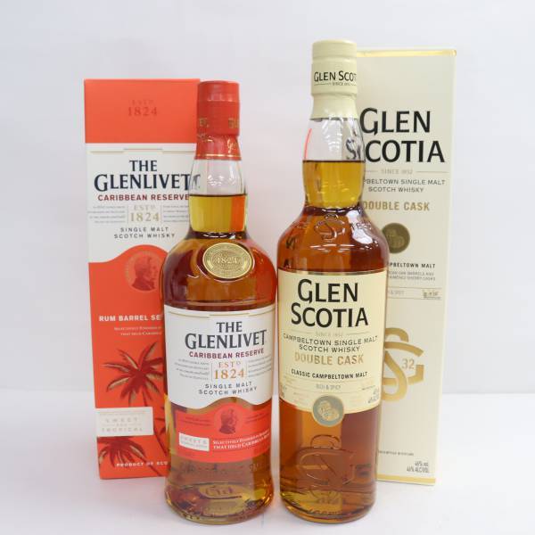 グレンスコシア Double Cask & 10 Years 2本セット グレンスコシア 【2本セット】ウイスキー各種（グレン スコシア ダブル