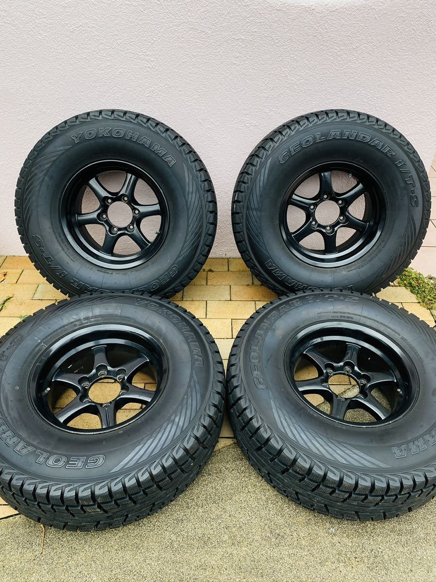ランクル70 80 スタッドレスタイヤ ホイールセット 285/75R16 ヨコハマ 
