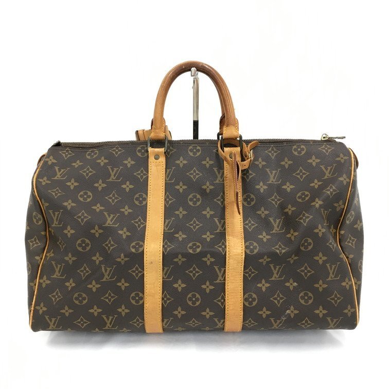 LOUIS VUITTON ルイヴィトン　モノグラム　キーポル45　 M41428/SA851　社外リペアあり【BLAN3006】