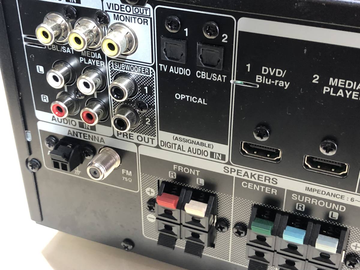 ジャンクDENON デノン AVR-X550BT AVサラウンドレシーバー