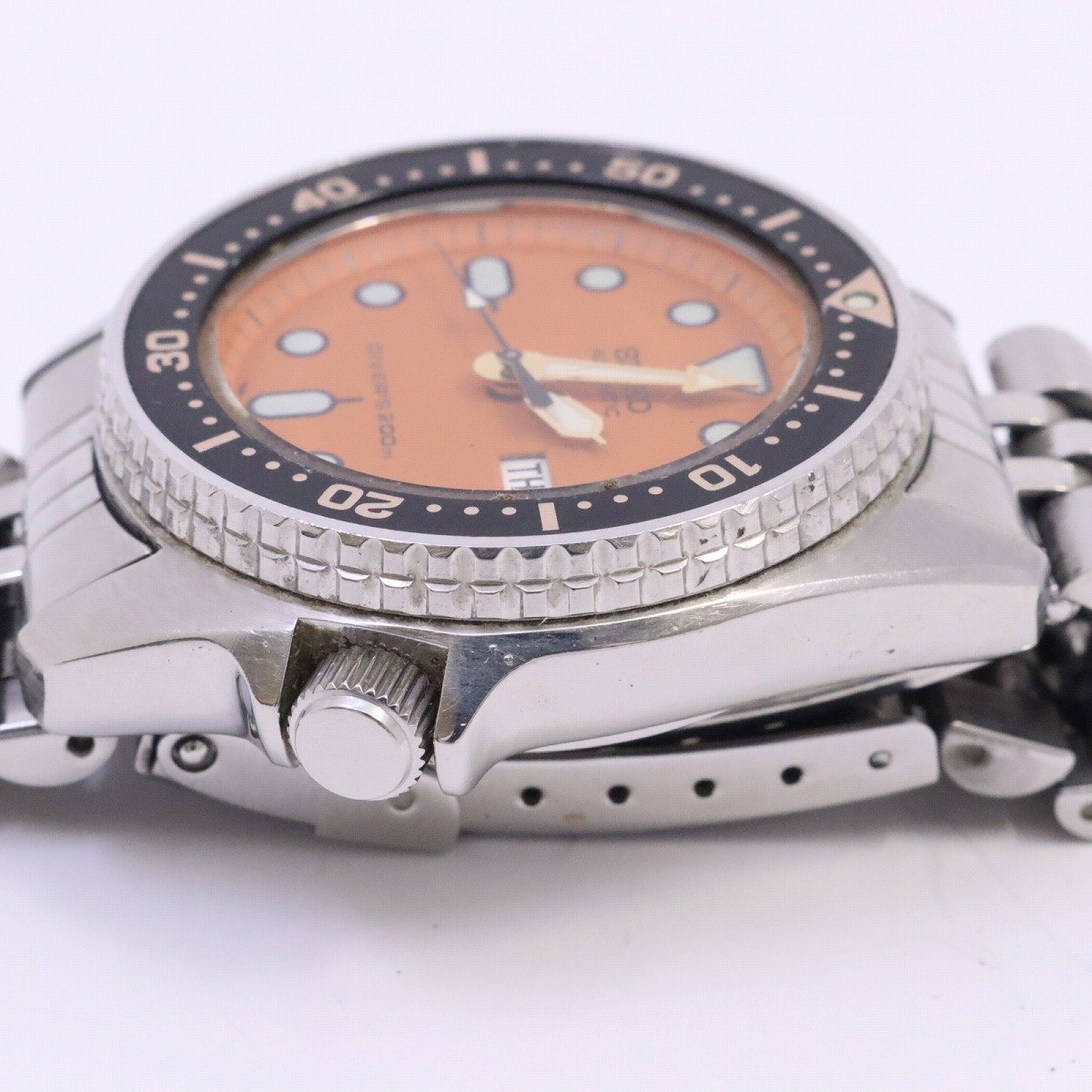 SEIKO セイコー 200Mダイバー 自動巻き メンズ 腕時計 デイデイト 