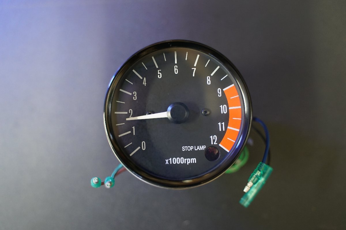 タコメーター Z1 カワサキZ1⁄Z2 リプロダクション ストップランプ内蔵