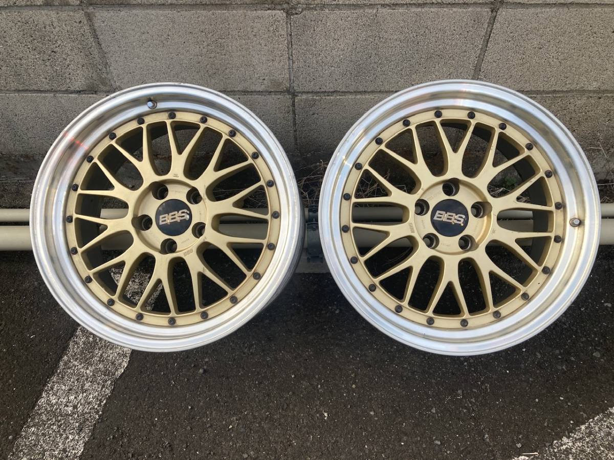 BBS LM 18インチ 9Jオフセット+20 LMP084 二本！ リペア前提ジャンク品 
