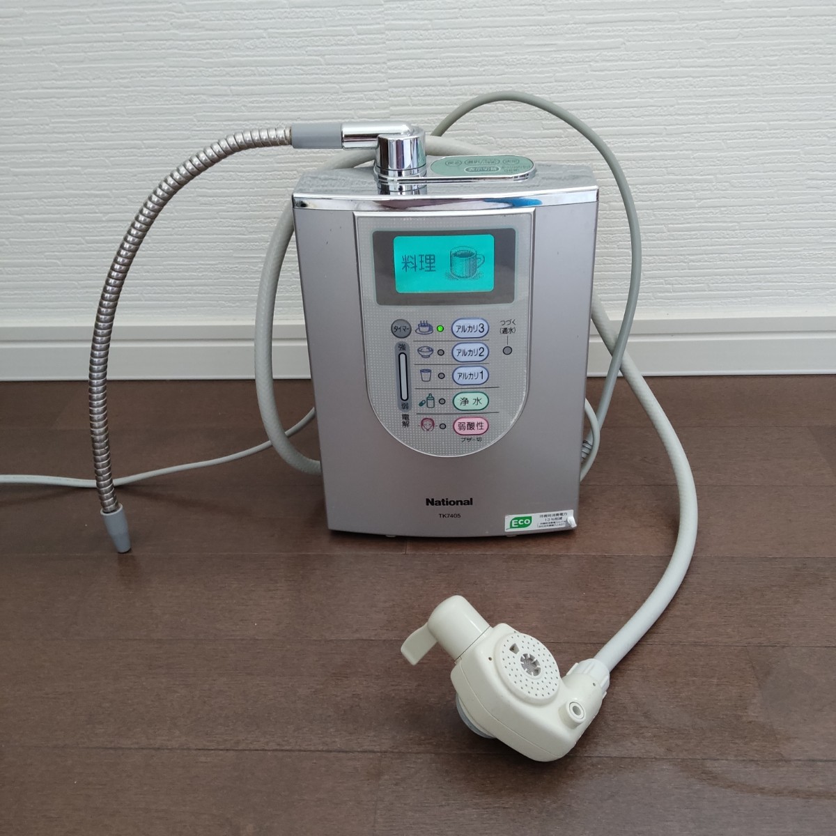 National アルカリイオン整水器 TK7405 浄水器 電解水 美品 通電確認済 【