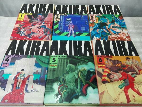 初版本] AKIRA 1~6 全巻セット 大友克洋 KCデラックス AKIRA 大友克洋