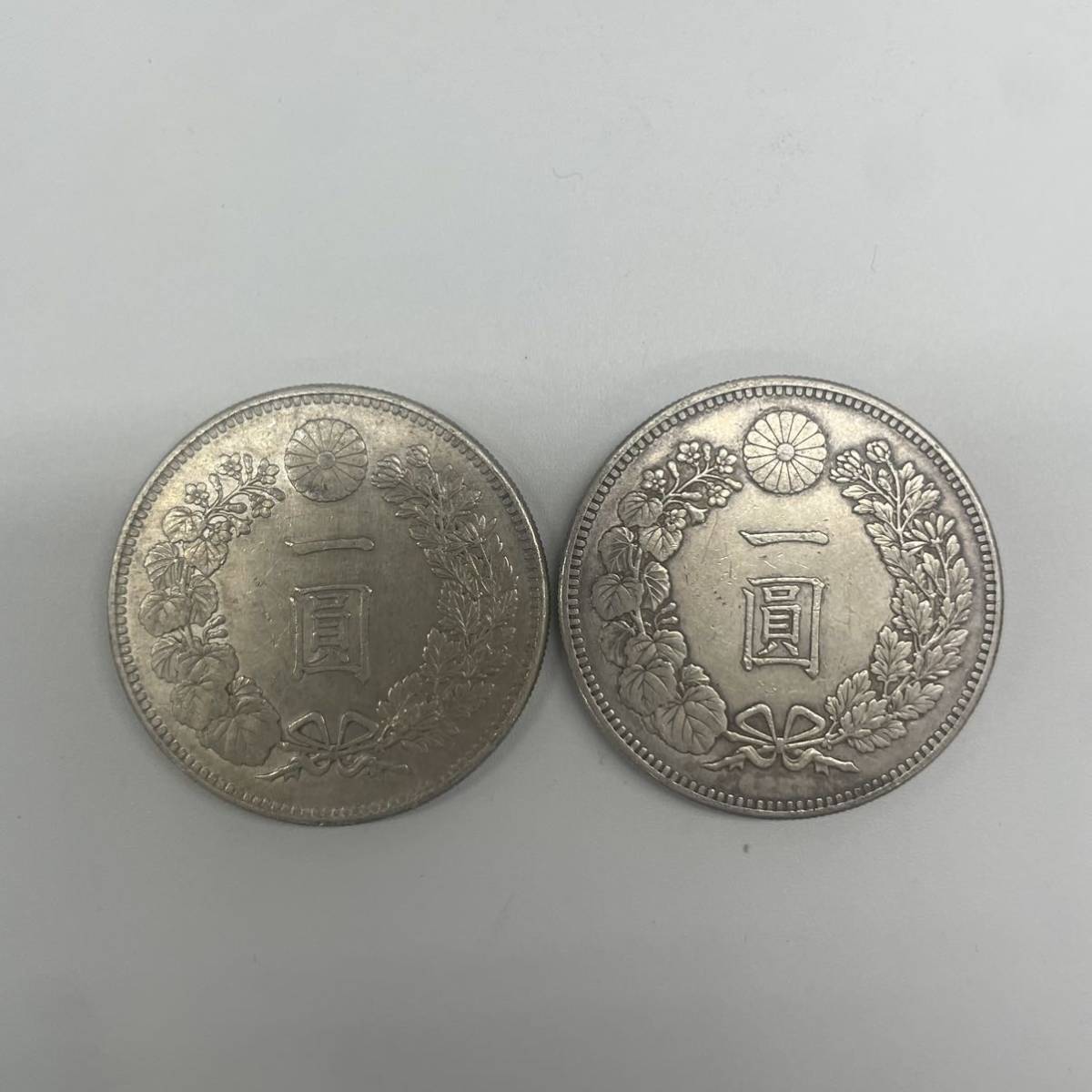 古銭 貿易銀 銀貨 一圓 竜 大日本 一圓銀貨 菊 - 日本 菊紋 近代銭