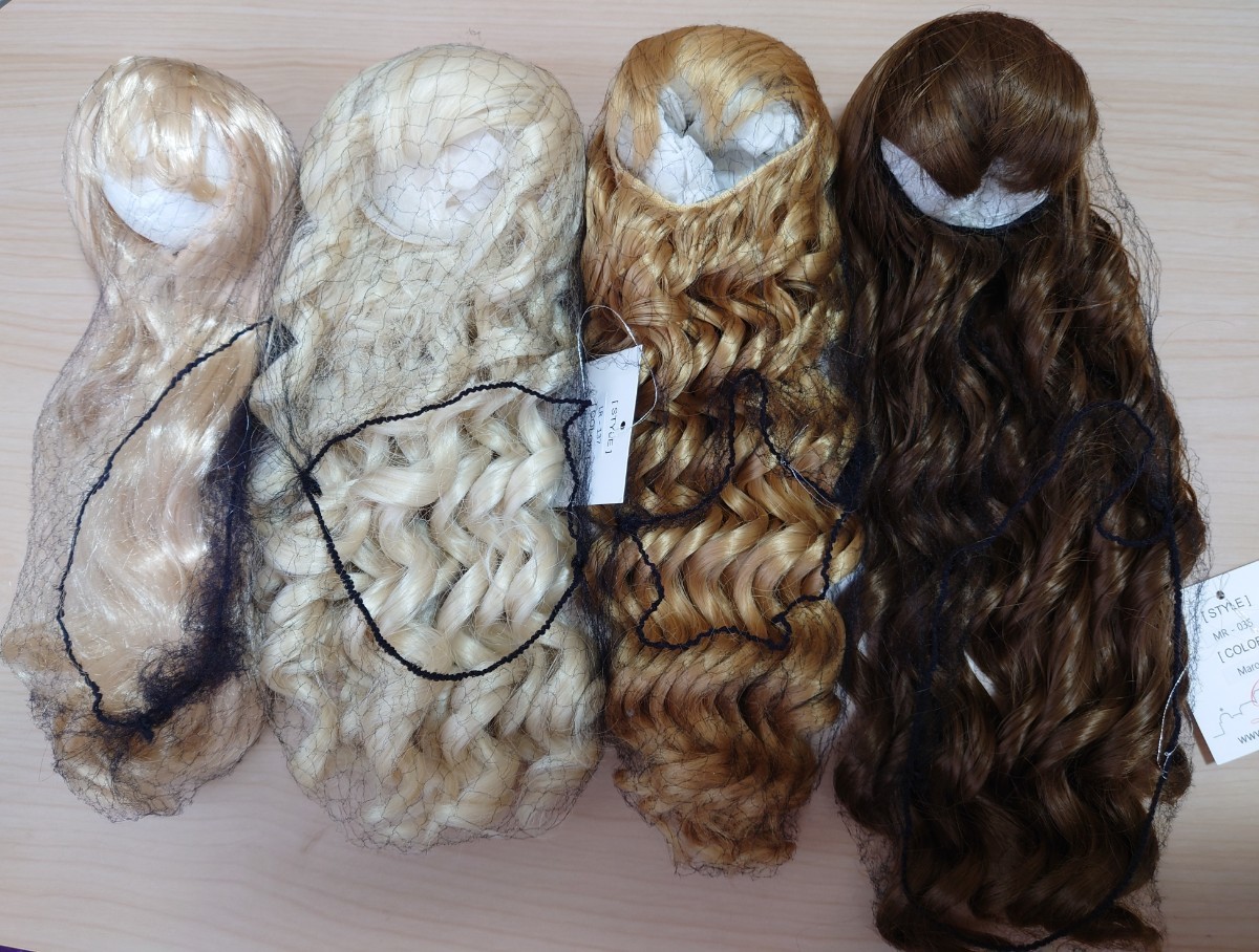 8-9inceウィッグ4個