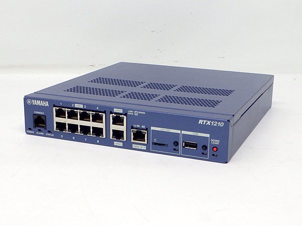 YAMAHA/ヤマハ ギガアクセスVPNルーター RTX1210 ファームウェア 14.01