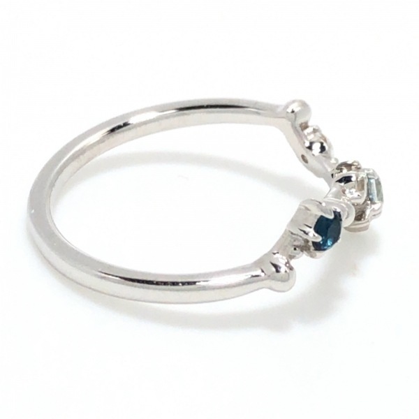スタージュエリー STAR JEWELRY リング - K10WG×ブルートパーズ