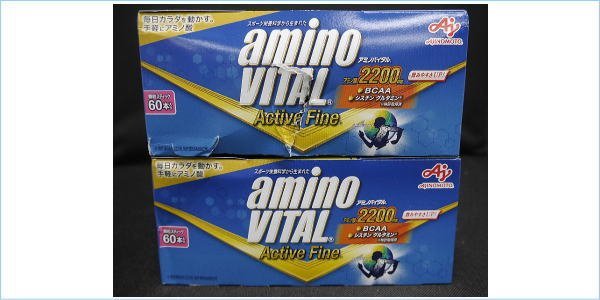 [DSE] (未開封品) 箱傷み 味の素 アミノバイタル アクティブファイン 60本入　2箱セット