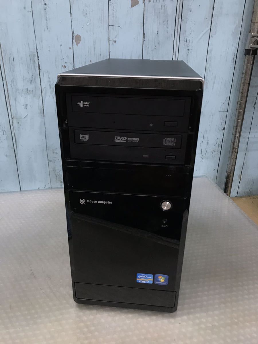 PC本体，Bios起動OK，i7-2600/8GB/HDDなし　本体のみ　ジャンク（140s）