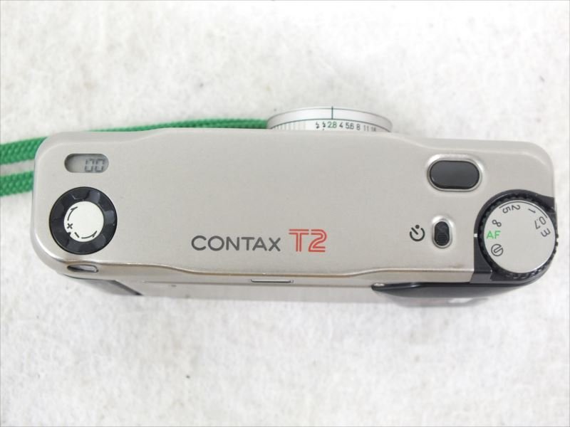 ♪ CONTAX コンタックス T2 チタンシルバー コンパクトカメラ 中古
