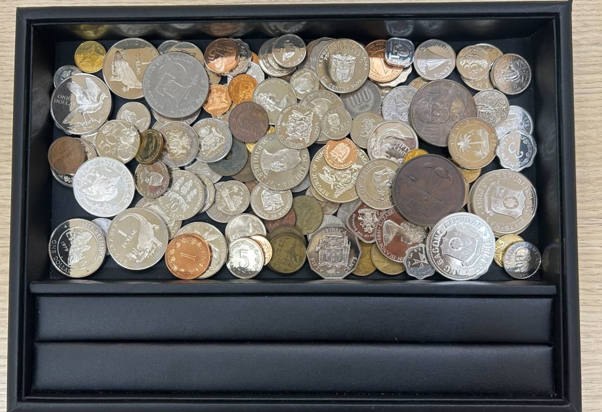 ☆A26 外国銭 アメリカ 中国 など おまとめ 約９３０g 銀貨 有り 現状保管品☆