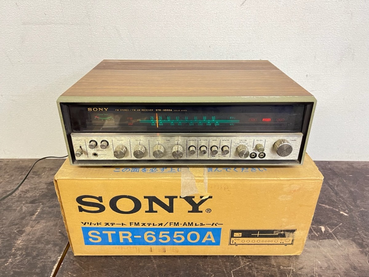 SONY STR-6550 FM-ステレオレシーバー 1971年製 完動品 SONY ソニー STR-6550 レシーバー Yahoo!オークション - 1971年製 FM
