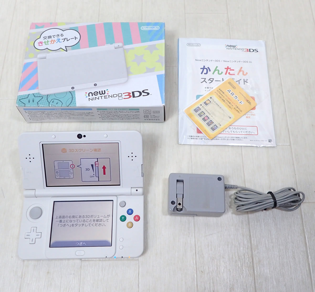 【全国無料，100%新品】 任天堂 New Nintendo 3DS ホワイト KTR-001 D494 発送520円(ニンテンドー3DS本体)｜売買されたオークション情報、yahooの商品情報をアーカイブ公開 - オークファン ニンテンドー3DS本体