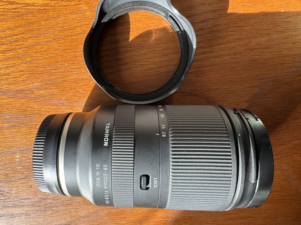 タムロン TAMRON 28-200mm F2.8-5.6 Di III RXD Eマウント （SONY用